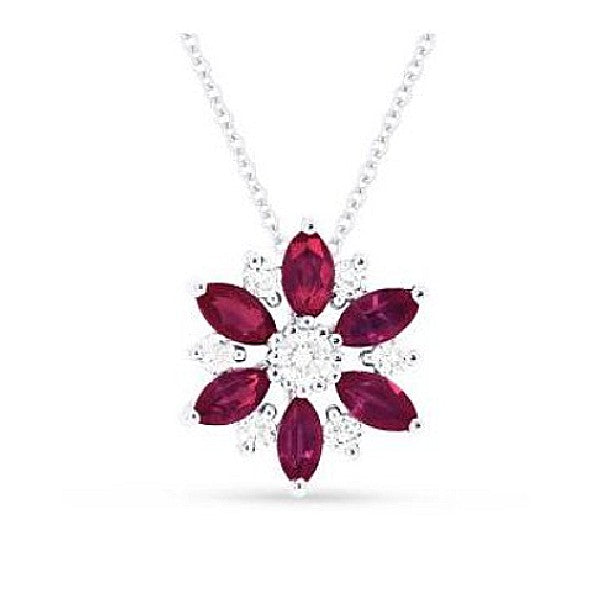 Diamondand Ruby Necklace