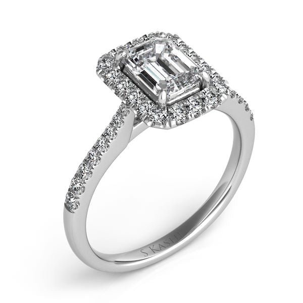 Halo Diamond Engagement Ring