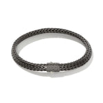 Load image into Gallery viewer, Men&#39;s Classic Chain Black Rhodium-Plated Sterling Silver Bracelet
