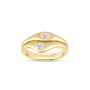 14K Yellow Gold Diamond Ring
