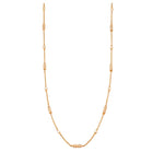 Load image into Gallery viewer, SETHI COUTURE 18K Rose Gold Barrel White Diamond Chain
