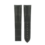 OMEGA Black Alligator 21x18mm Leather Watch Strap 98000470