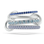 Load image into Gallery viewer, SPINELLI KILCOLLIN Sterling Silver 4-Link Stackable Iris
