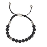Load image into Gallery viewer, Silver and Onyx Bracelet