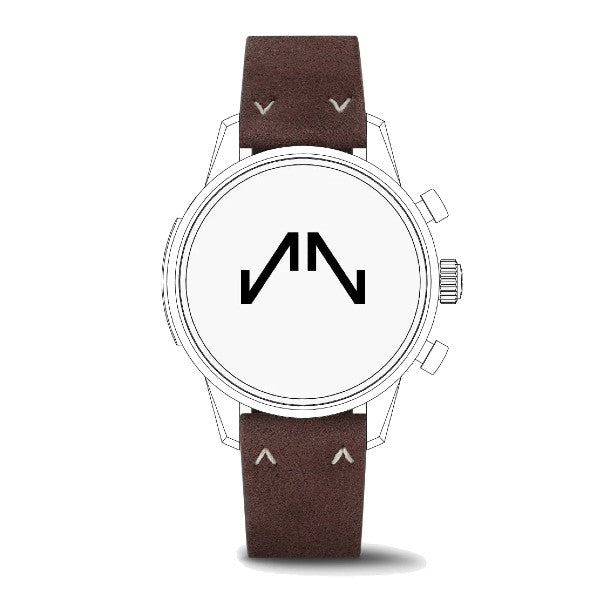 NORQAIN Alcantara Freedom Brown 20mm Strap