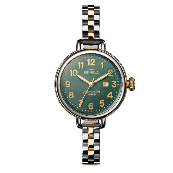 SHINOLA The Birdy 34mm Dark Teal Dial