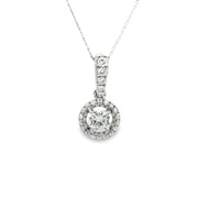 Diamond Halo Pendant