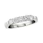 Load image into Gallery viewer, 5-Stone Diamond Anniversary Band 0.79CT