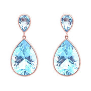 ETHO MARIA Blue Topaz Earrings