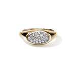 Load image into Gallery viewer, JOHN HARDY 14K Yellow Gold Diamond Pebble Ring