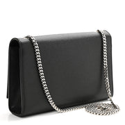 Pre-Owned YSL Grain De Poudre Monogram Kate Satchel