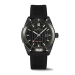 Load image into Gallery viewer, NORQAIN Adventure Sport DLC Black Dial Black Rubber Strap Automatic Watch 42mm
