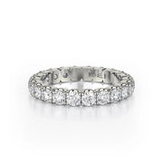 MICHAEL M 18K Gold Crown Eternity Wedding Band