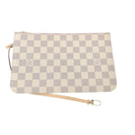 Load image into Gallery viewer, Certified Authentic Pre-Owned LOUIS VUITTON Neverfull Wristlet Pochette From The Damier Azur Collection