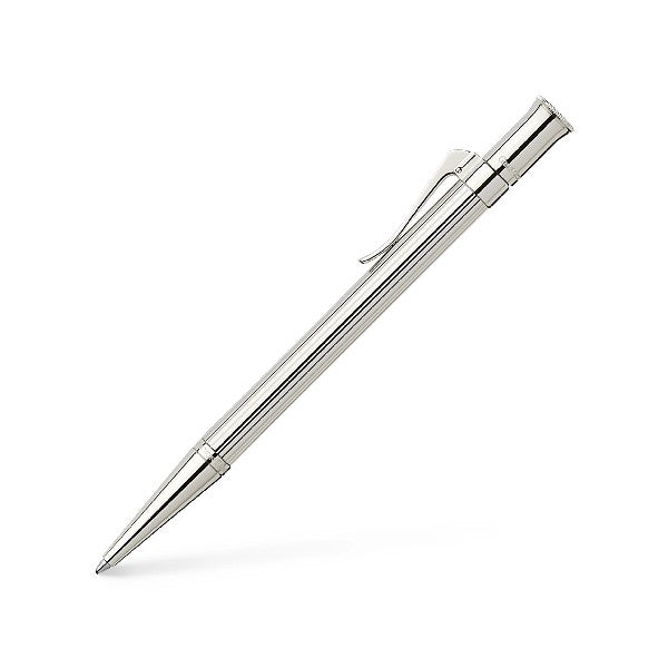 FABER-CASTELL Classic Fluted Platinum Plated Ballpoint Pen