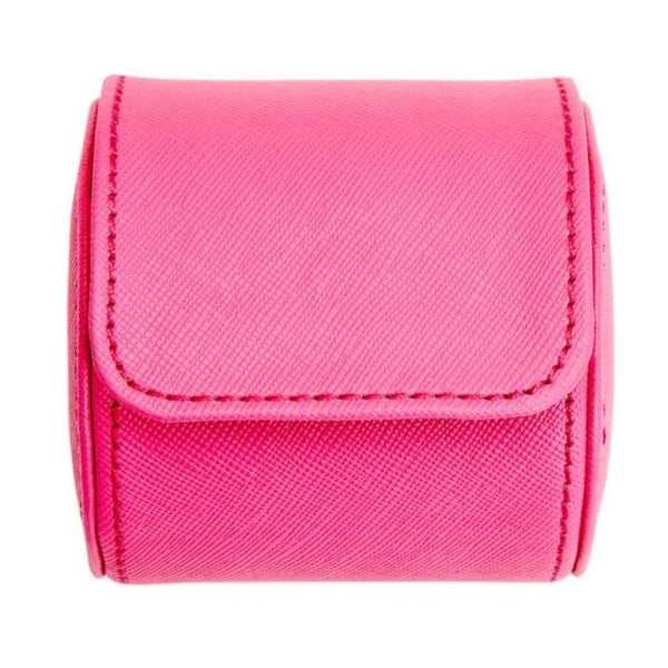 WOLF Tutti Frutti Single Watch Roll - Pink