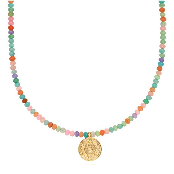 ANNA BECK Frida Beaded Multi-Color Opal Necklace