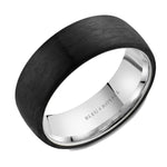 Load image into Gallery viewer, Men&#39;s Forged Carbon and Gold Wedding Band
