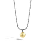 Load image into Gallery viewer, JOHN HARDY Palu 18K Reversible Gold &amp; Silver Pendant Necklace
