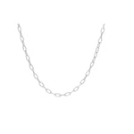 Load image into Gallery viewer, ANNA BECK Elongated Oval Chain Collar Necklace
