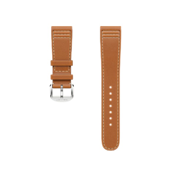 GALLET Cognac Calfskin Leather Strap