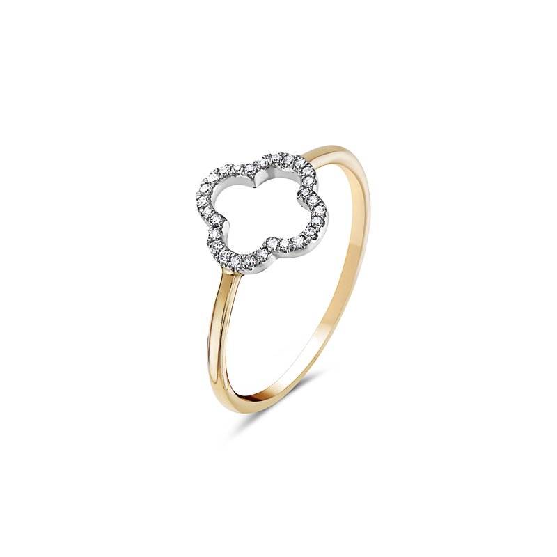 Diamond Clover Ring