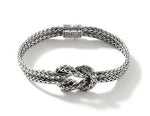 Load image into Gallery viewer, Classic Chain Silver Manah Double Bracelet
