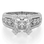 Load image into Gallery viewer, MICHAEL M Princess Engagement Ring
