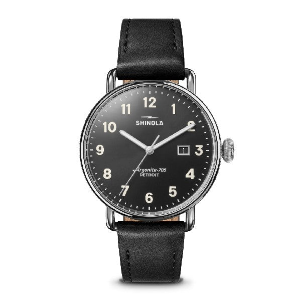 SHINOLA Canfield 38mm Black Dial Watch