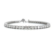 14K White Gold Diamond Tennis Bracelet 7.00cttw