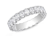MEMOIRE Geo Arts Diamond Eternity Wedding or Anniversary Band