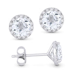 Load image into Gallery viewer, White Topaz and Diamond Earrings
